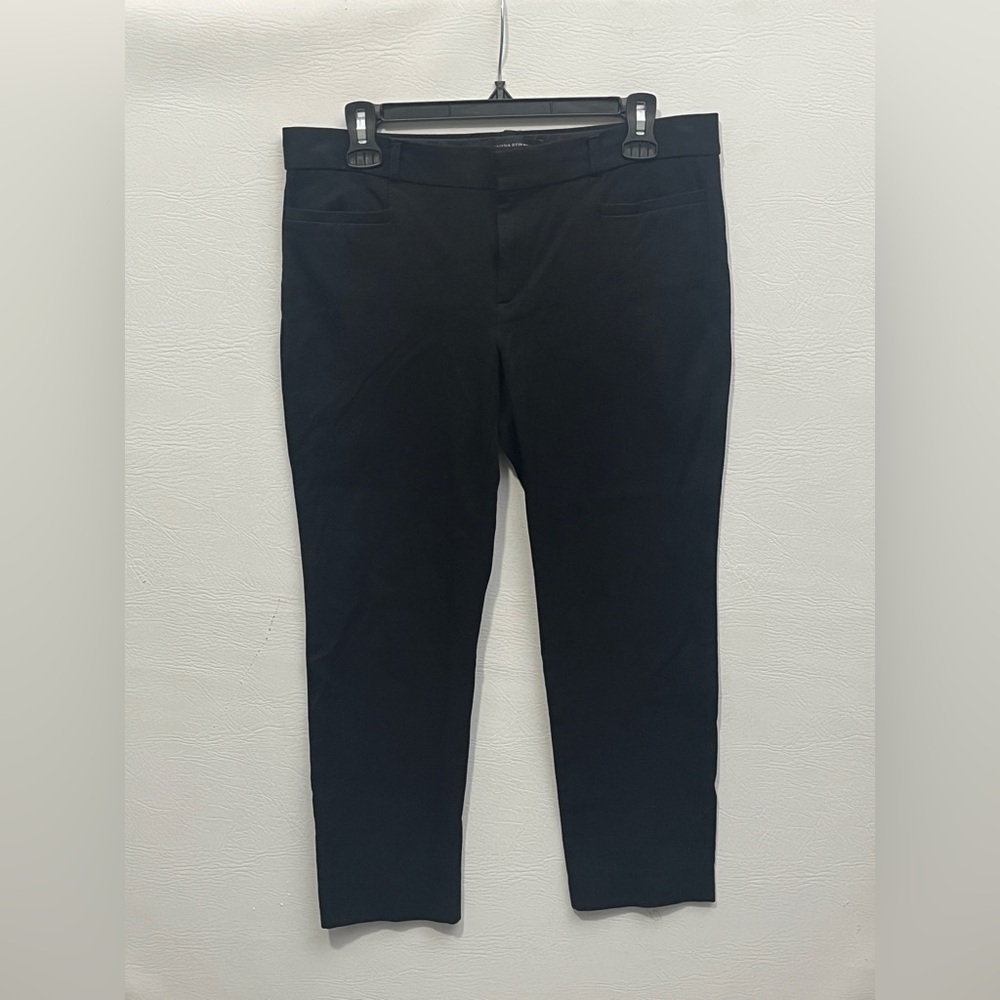 Banana Republic Sloan Black Cropped Slim Ankle Pants 8P